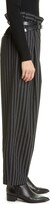 Thumbnail for your product : Meryll Rogge Stripe Wide Leg Virgin Wool Pants