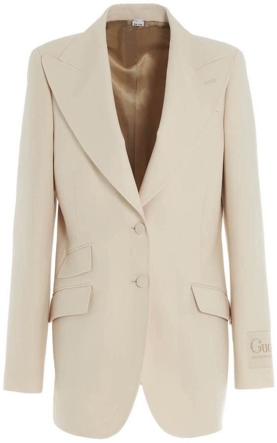 Gucci Single Breasted Blazer - ShopStyle