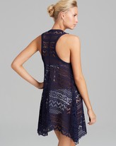 Thumbnail for your product : Robin Piccone Penelope Crochet Dress Swim Cover Up