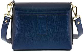 Atelier Hiva Mini Mare Leather Bag Metallic Navy Blue & Baby Blue