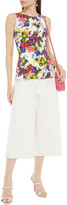 Thumbnail for your product : Dolce & Gabbana Floral-print Stretch-silk Crepe De Chine Top