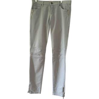 Berenice Blue Cotton Trousers for Women