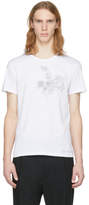 Thumbnail for your product : Alexander McQueen White Embroidered Skull T-Shirt