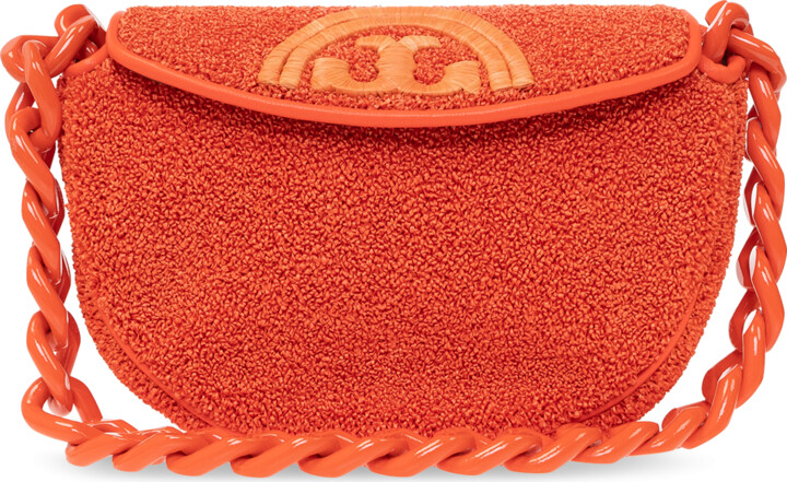 Tory Burch Fleming Soft Leather Wristlet - ShopStyle Clutches