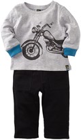 Thumbnail for your product : Charlie Rocket Motorcycle Top & Pant Set (Baby Boys)