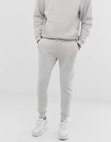 Thumbnail for your product : ASOS Design DESIGN oversized tracksuit with hoodie in light gray marl