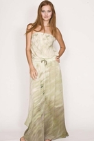 Thumbnail for your product : Gypsy 05 Paloma Silk Tube Long Dress in Olive Rainbow