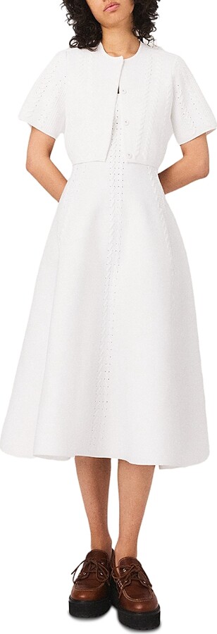 Maje Cropped Cardigan