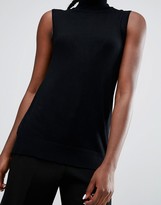 Thumbnail for your product : Monki High Neck Low Arm Tank