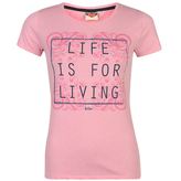 Thumbnail for your product : Lee Cooper Womens Fashion T Shirt Crew Neck Tee Top Short Sleeve Print