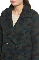 Thumbnail for your product : NVLT Brushed Wool Blend Camo Coat