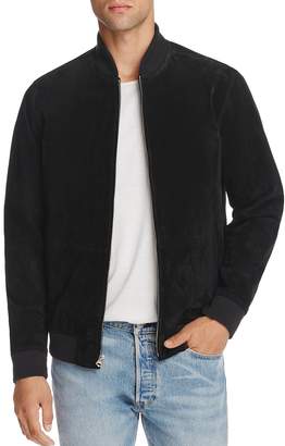 Obey Clifton Suede Bomber Jacket