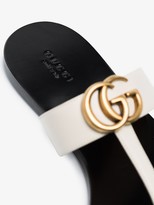 Thumbnail for your product : Gucci White GG Marmont sandals