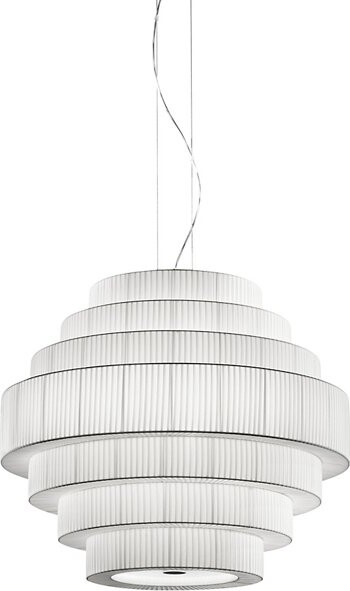 Bover Mos Pendant Light in White, Size: Small
