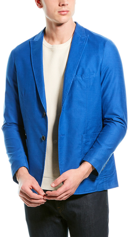 cobalt blue sport coat
