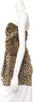 Thumbnail for your product : Isabel Marant Printed Strapless Top