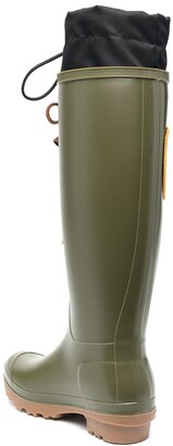 DSQUARED2 Logo-Patch Knee-High Boots