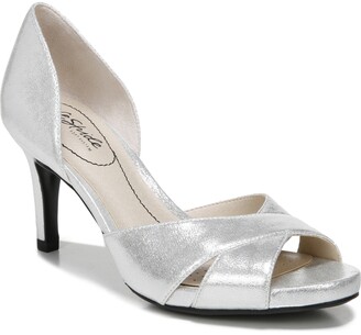 3 inch silver heels for wedding