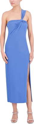 BCBGMAXAZRIA Ruched Midi Dress - ShopStyle