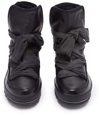 Bogner St. Anton Leather Ankle Boots - Womens - Black