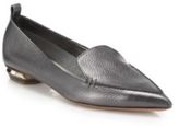 Thumbnail for your product : Nicholas Kirkwood Metallic Leather Loafers