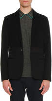 Thumbnail for your product : Lanvin Mixed-Media One-Button Jacket