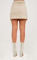 Thumbnail for your product : PrettyLittleThing Cammie Mid Wash Denim Mini Skirt