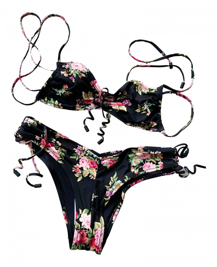 Zimmermann Black Lycra Swimwear ShopStyle One Piece Swimsuits