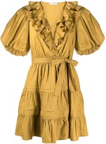 Thumbnail for your product : Ulla Johnson Maude ruffled neckline mini dress