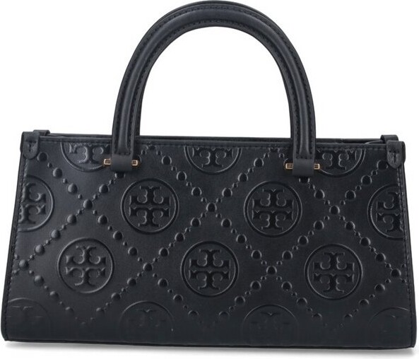Tory Burch Small T Monogram Embossed Rectangular Tote Bag