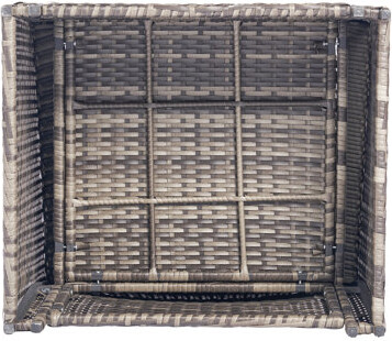 Ebern Designs Durable Handwoven Rattan Outdoor Set For Your Patio - Light Blue Style Perfect For All Weather