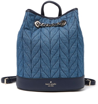 kate spade denim backpack