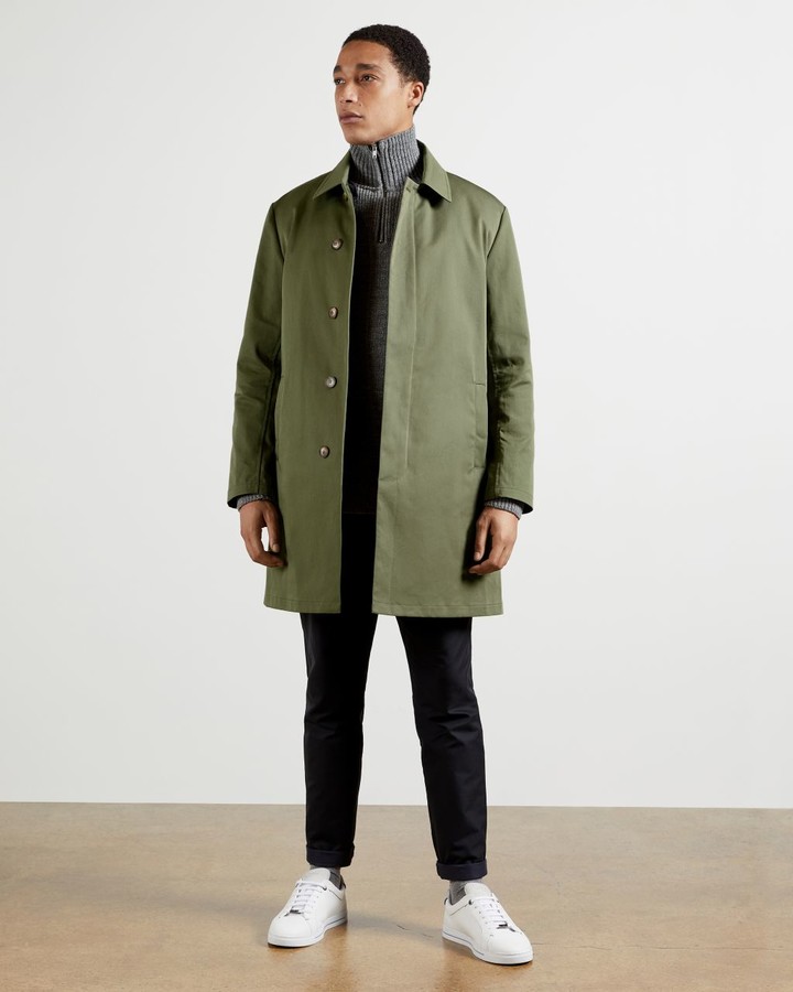 mens single breasted mac