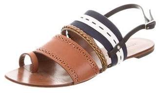 Proenza Schouler Leather Slingback Sandals