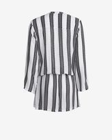 Thumbnail for your product : Cool Change Coolchange Pink Tassel Striped Mini Dress