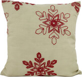 Thumbnail for your product : Red Barrel Studio Donald-James Polyfill Abstract Red/Natural Square Throw Cushion