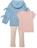 Thumbnail for your product : 7 For All Mankind Baby's & Little Girl's Three-Piece Denim Jacket, Tee & Pants Set