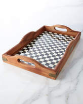 Thumbnail for your product : Mackenzie Childs MacKenzie-Childs Courtly Check Hostess Tray, Large