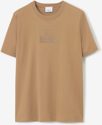 Burberry EKD Motif Cotton T-shirt Size: L