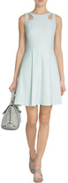 Thumbnail for your product : Tara Jarmon Crepe Dress with Cut-Out Detail