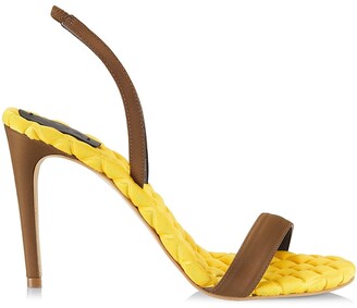 mustard colored high heels