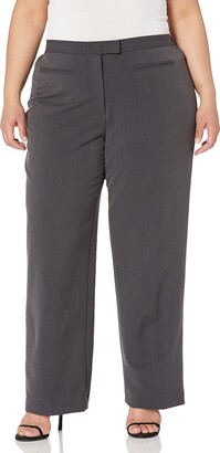 Ruby Rd. womens Plus-size Flat Front Easy Stretch pants - ShopStyle