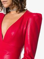 Thumbnail for your product : Alexandre Vauthier Leather Mini Dress