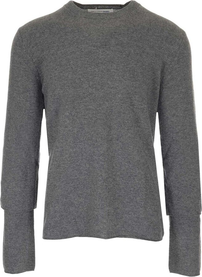 Comme des Garçons Shirt Layered Knitted Sweater