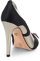Thumbnail for your product : Alice + Olivia Stacey Wink Mirrored Leather Pumps
