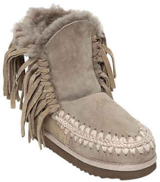 Mou 20mm Eskimo Fringed Shearling Boots