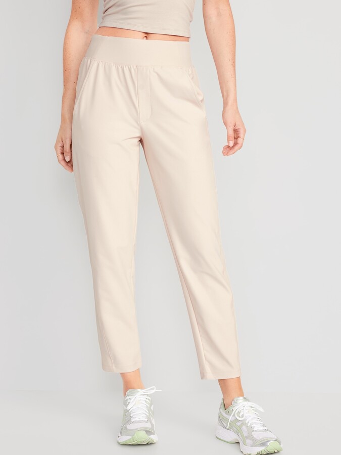 Old Navy High-Waisted Powersoft Coze Edition Slim Taper Pants for Women -  ShopStyle