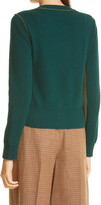 Thumbnail for your product : Chloé Silk Panel Cashmere Cardigan