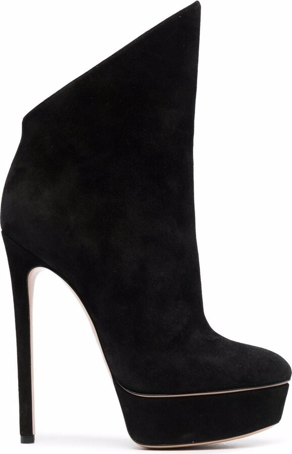 suede stiletto booties