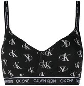 Thumbnail for your product : Calvin Klein Underwear Monogram Print Bralette